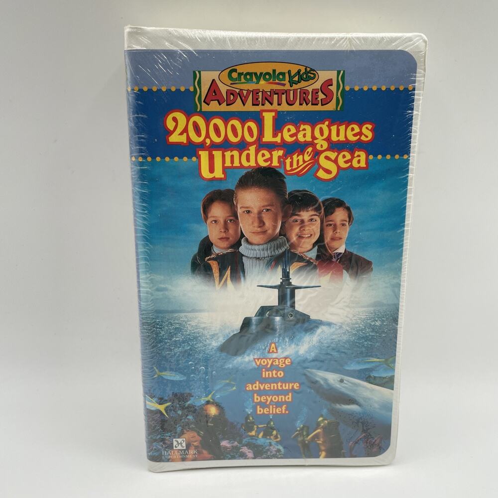 Crayola Kids Adventures 20,000 Leagues Under the Sea VHS 1997 Clamshell